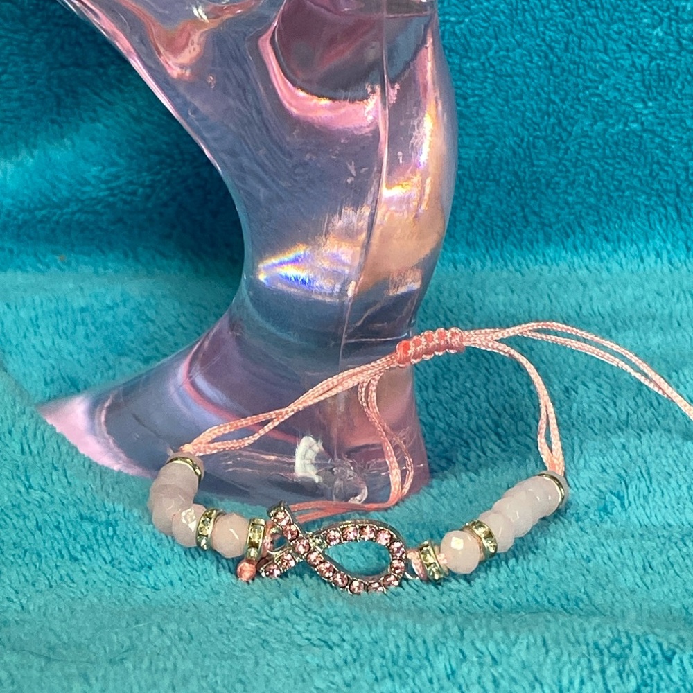 Breast Cancer Awareness Light Pink Bracelet